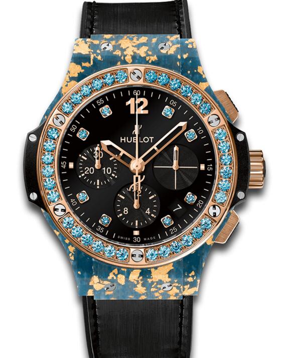 Hublot Big Bang 41 MM Gold Linen Blue Gold 341.XL.1280.NR.1207 replica watches